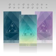Mobile Interface Wallpaper Vector Template N2
