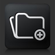Black Square Button with Add Folder