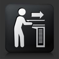 Black Square Button with Scanning N2