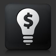Black Square Button with Money Idea N2