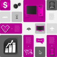 business geometric infographic N43