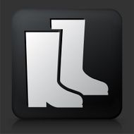 Black Square Button with Big Boots