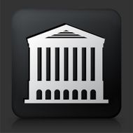 Black Square Button with Opera House