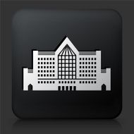 Black Square Button with Paza Icon
