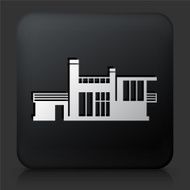 Black Square Button with Building Icon N47