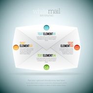 White Mail Infographic