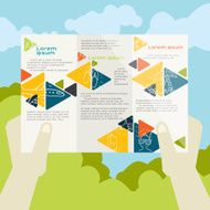 Flat Design Brochure Template N3