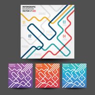 Vector line business concept template N13