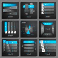 Set of Modern Infographics Elements N27