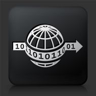 Black Square Button with Global Binary