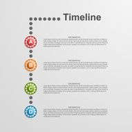 Infographics timeline concept N11