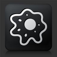Black Square Button with Cell Icon N3