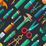 Flat Design Elements Seamless Pattern N8
