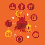 flat infographic Ramadan Kareem N88