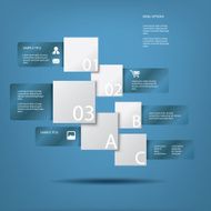 Infographics and web elements vector illustration with space for text N3