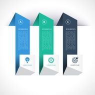 Modern minimalistic infographics banner N2