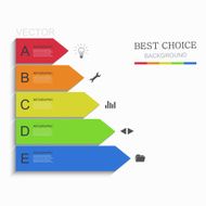 vector modern arrow infographic element design N2