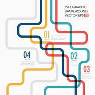 Vector line business concept template N14