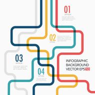Vector line business concept template N15