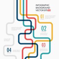 Vector line business concept template N16
