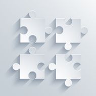 Vector modern puzzle icon Eps 10 illustration N2