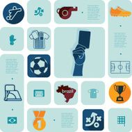 football soccer infographic N431
