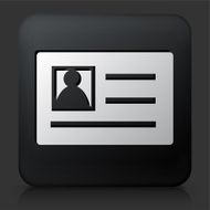 Black Square Button with Photo ID