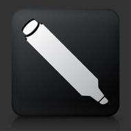 Black Square Button with Marker Icon N2