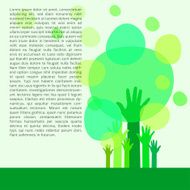 Go green concept Save world vector Illustration N27