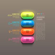 Business Infographics capsule concept N5