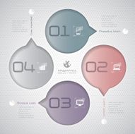 Infographics vector design template N361