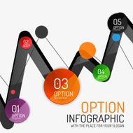 Vector infographic report template N21