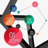 Vector infographic report template N22