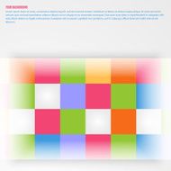 Vector abstract aquares and color Design N11