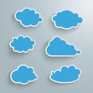 Blue Clouds Set PiAd