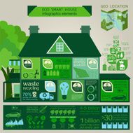 Environment ecology infographic elements Environmental risks N64