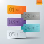 Infographics vector design template N362