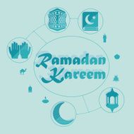 flat infographic Ramadan Kareem N89