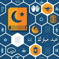 flat infographic Ramadan Kareem N91