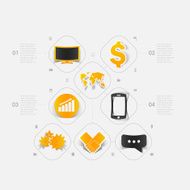 Set of business icons N135