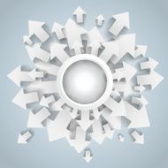 White Arrows Ring Centre