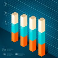 infographic isometric graph N3