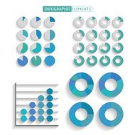 set of infographics elements N295