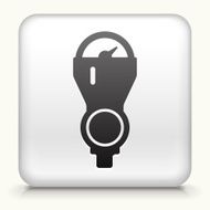 Square Button with Parking Meter