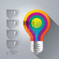 Infographics vector design template N363