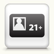 Square Button with 21 and Older ID