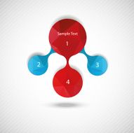 metaball colorful round diagram infographics N152