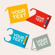 Paper Infographic Template with Pencils