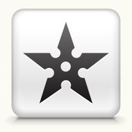 Square Button with Shuriken