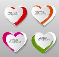 Collection of Origami Banners Template Vector Illustration N10